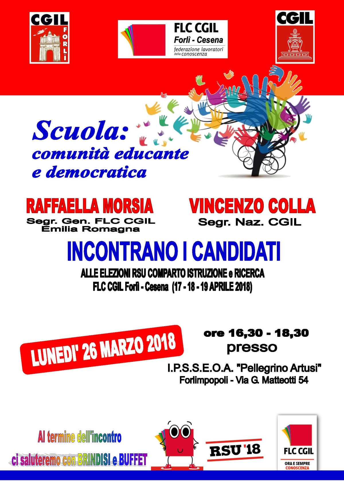 Incontro RSU Forlì-Cesena, 26 marzo 2018