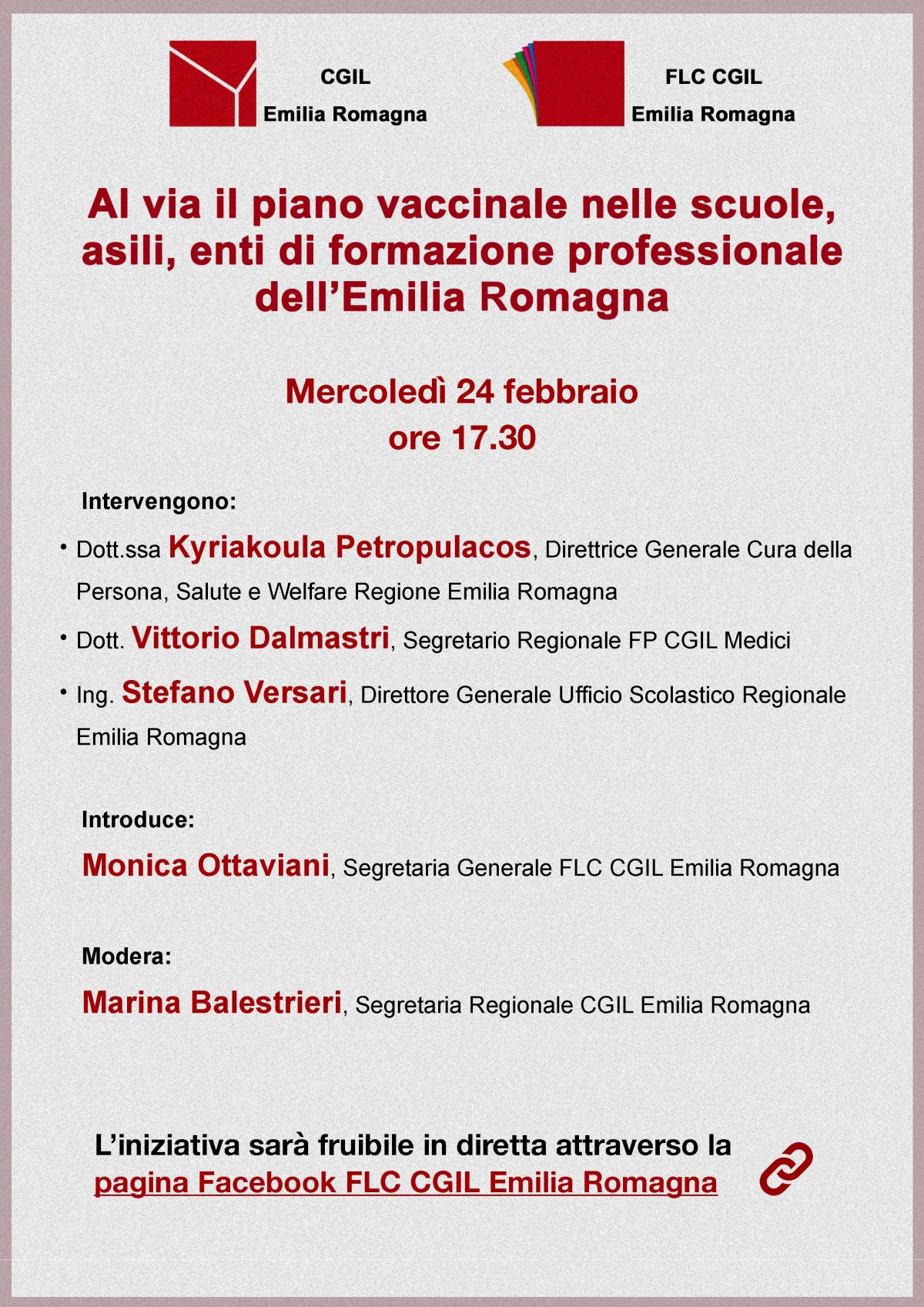 Campagna vaccinale Emilia Romagna