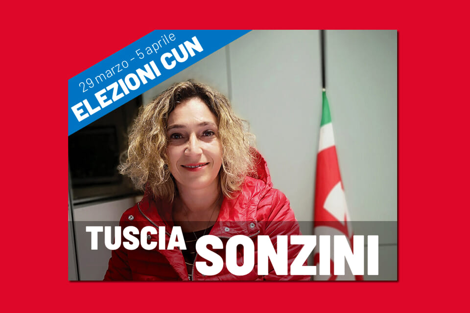 Tuscia Sonzini, la nostra candidata elezioni CUN 2023