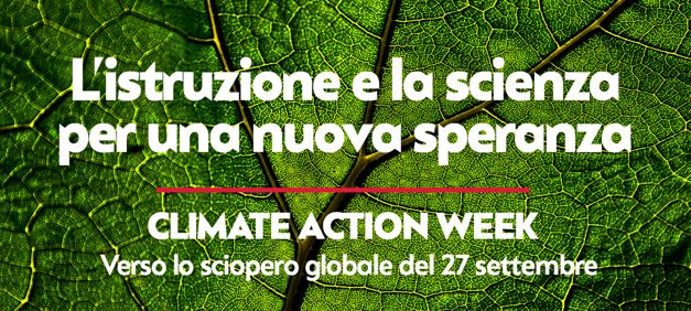 L’istruzione e la scienza per una nuova speranza” Roma, 25 settembre 2019